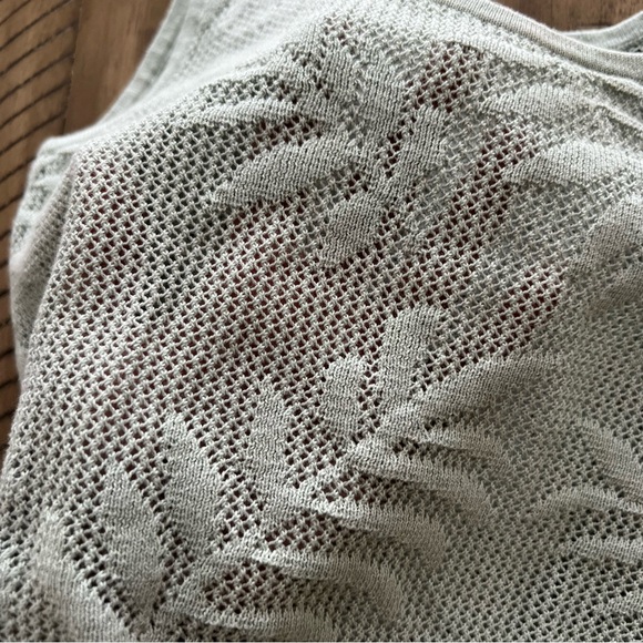 Madewell Palm-Stitch Crop Sweater Tank size XS - Picture 4 of 7